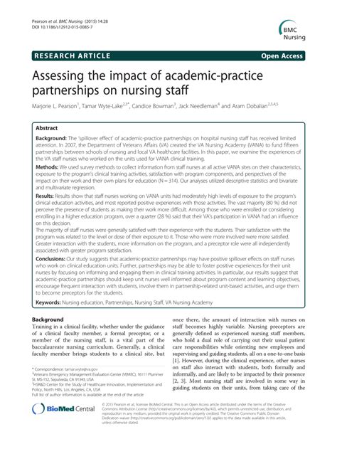 The financial impact of a clinical academic practice partnership